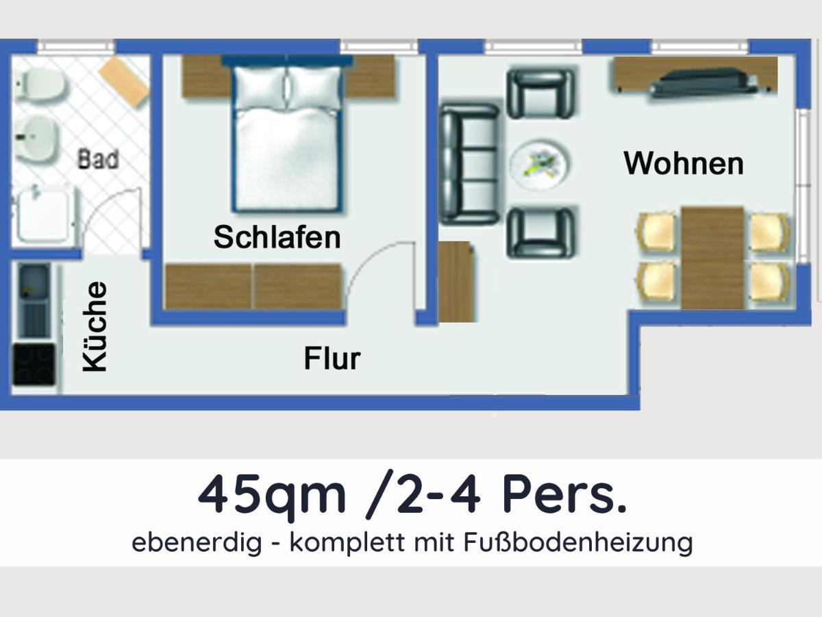 Апартаменты Der Fuchsbau - Fewo Lepetit - Im Sonnigen Harz - Hunde Willkommen - 100M Bis Zum Wald - Free Wlan Бад-Закса Экстерьер фото